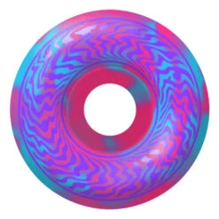 Spitfire Wheels F4 99d Swirled Classic Teal/Pink 53mm