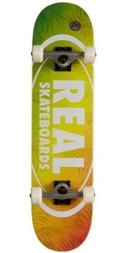 Real Complete Island Oval Green/Red 7.75 Inch Width