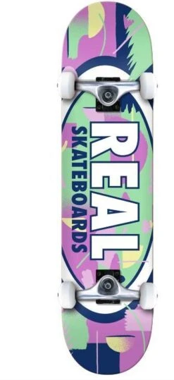 Real Complete Outrun Oval Lime/Pink 8.0 Inch Width