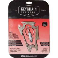 Sk8ology Tool Click Carabiner Silver