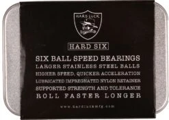 Hard Luck Bearings Hard Six Ball -Skateboard Series Store 078009002