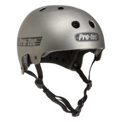 Pro-Tec Helmet Old School Certified Metallic Gunmetal Grey