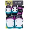 187 Pads Junior Six Pack Teal/Pink 1 187 Pads Junior Six Pack Teal/Pink -Skateboard Series Store 187SPAJ172