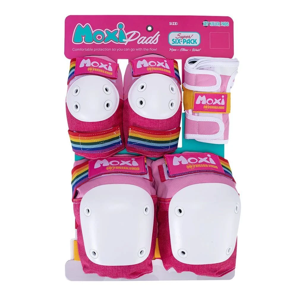 187 Pads Six Pack Moxi Pink Peach Large/X Large 3 187 Pads Six Pack Moxi Pink Peach Large/X Large