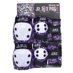 187 Pads Junior Six Pack Staab Purple