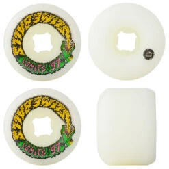 Santa Cruz Wheels Slimeballs Snake Vomits White 60mm 97a -Skateboard Series Store 2222923.10 1