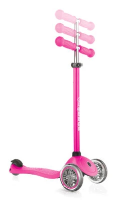 Globber Scooter Primo 3 Wheel Neon Pink -Skateboard Series Store 422.110.3 2