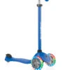 Globber Scooter Primo 3 Wheel Light Up Wheels Navy Blue