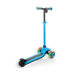 Globber Scooter ONE K E-MOTION 4 PLUS Electric Sky Blue -Skateboard Series Store 755 101 2 3