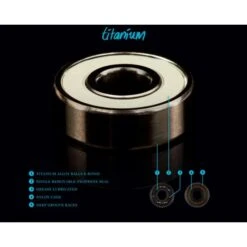 Modus Bearings Titanium -Skateboard Series Store MDS 1T 2