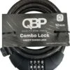 QBP Combo Lock 12mm X 180cm -Skateboard Series Store QBP LC12