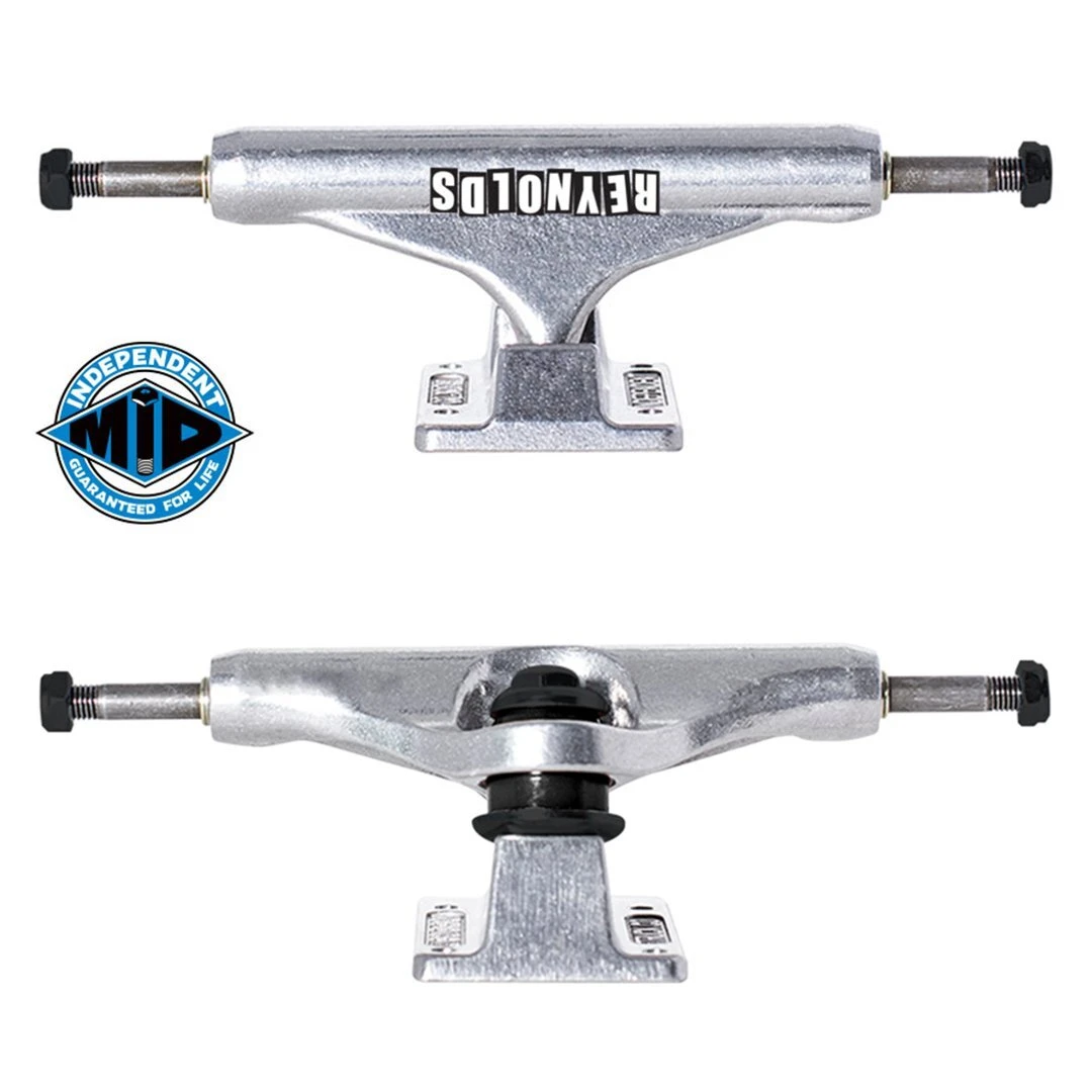 Independent Trucks Reynolds Hollow Mid Block Silver 129 (7.6 Inch Width) 3 Independent Trucks Reynolds Hollow Mid Block Silver 129 (7.6 Inch Width)
