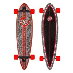 Santa Cruz Complete Longboard Amoeba Dot Pintail 9.5 X 39