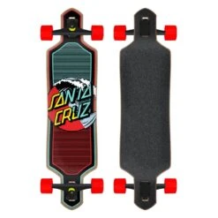 Santa Cruz Complete Wave Dot Splice Drop Through Longboard 9.5 X 37.5