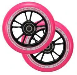 Envy Wheels 100mm 2pk Black/Pink
