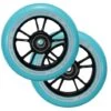 Envy Wheels 100mm 2pk Black/Teal