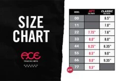 Ace Trucks AF1 55 Black (8.5 Inch Width) -Skateboard Series Store ace.af1 .55.blk