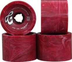 Cadillac Wheels Cruisers Maroon Marble 70mm 80a