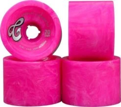 Cadillac Wheels Cruisers Pink Marble 70mm 80a