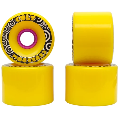 Cult Wheels Cerebrum 71mm Yellow 4 Cult Wheels Cerebrum 71mm Yellow - Image 2