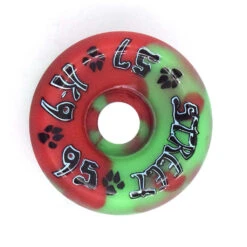 Dogtown K-9 Wheels 57mm (95a) 80's Red/Green Swirl