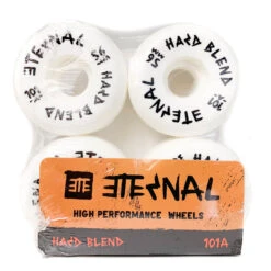 Eternal Wheels 56mm (101A) Hard Blend White -Skateboard Series Store etewhe.hb .56 1