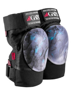 GAIN Protection THE SHIELD Knee Pads Teal Black Swirl