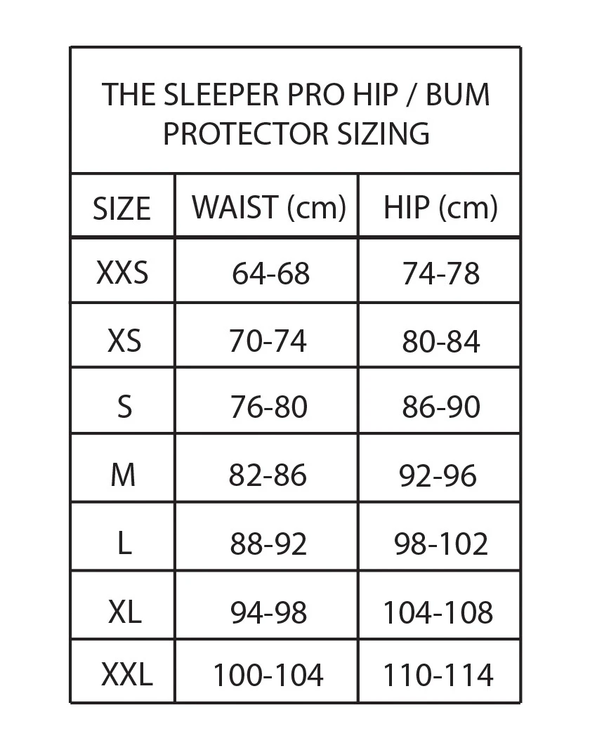 GAIN Protection THE SLEEPER Hip/Bum Protector Black 6 GAIN Protection THE SLEEPER Hip/Bum Protector Black - Image 4