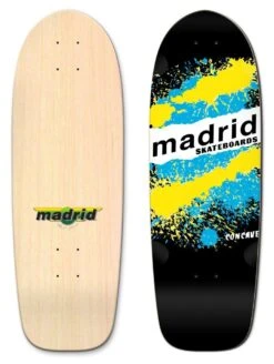 Madrid Deck Retro Explosion Black/Blue/Yellow 9.5"
