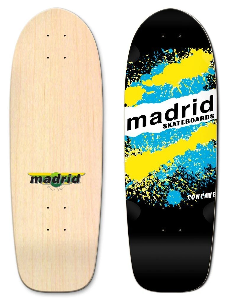 Madrid Deck Retro Explosion Black/Blue/Yellow 9.5" 3 Madrid Deck Retro Explosion Black/Blue/Yellow 9.5"
