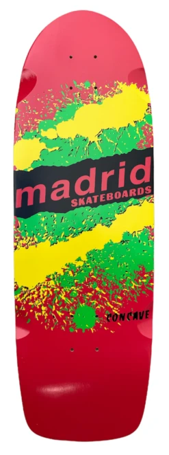 Madrid Deck Retro Explosion Red 9.5
