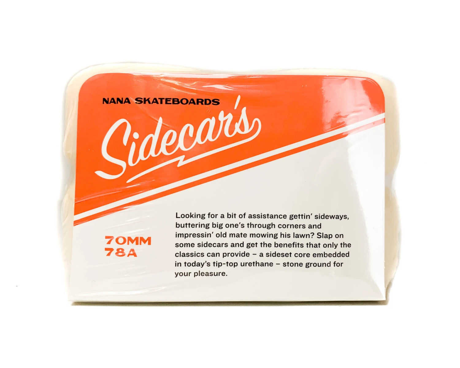 NANA Wheels 70mm Sidecars Beige 5 NANA Wheels 70mm Sidecars Beige - Image 3