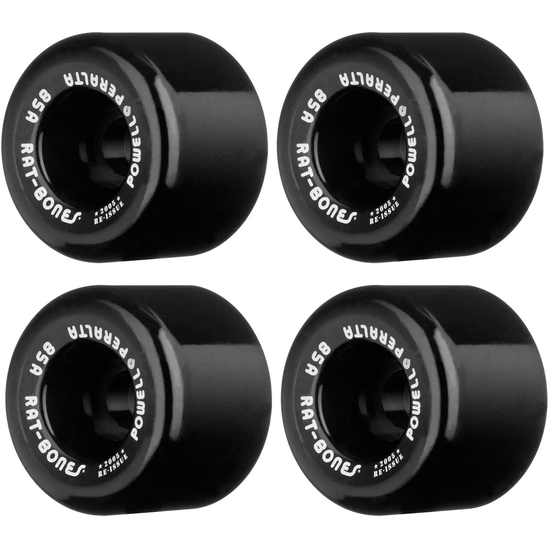 Powell Peralta Wheels Rat Bones Black 85a 4 Powell Peralta Wheels Rat Bones Black 85a - Image 2