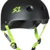 S-One S1 Helmet Lifer Black Matte/Green Strap