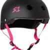 S-One S1 Helmet Lifer Black Matte/Pink Strap