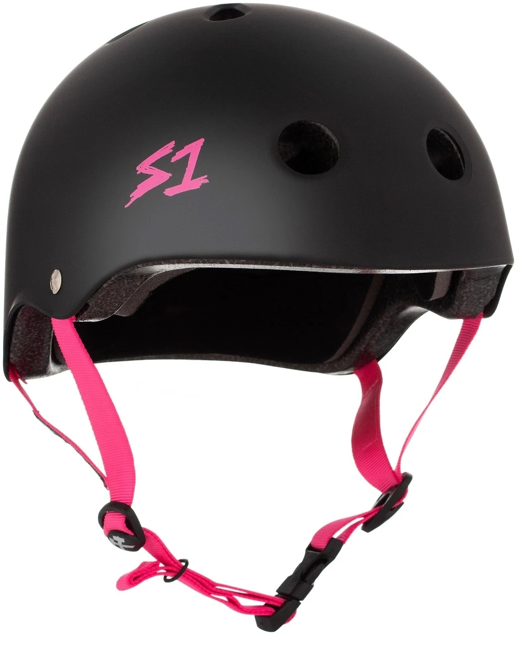 S-One S1 Helmet Lifer Black Matte/Pink Strap 3 S-One S1 Helmet Lifer Black Matte/Pink Strap