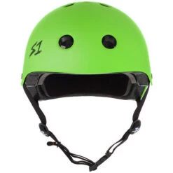 S-One S1 Helmet Lifer Bright Green Matte -Skateboard Series Store sonhel.lif .grn .mt .00 2