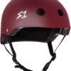 S-One S1 Helmet Lifer Maroon Matte -Skateboard Series Store sonhel.lif .mrn .00