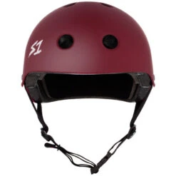 S-One S1 Helmet Lifer Maroon Matte -Skateboard Series Store sonhel.lif .mrn .00 2
