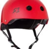 S-One S1 Helmet Lifer Bright Red Gloss -Skateboard Series Store sonhel.lif .red .00