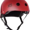 S-One S1 Helmet Lifer Scarlet Red Gloss -Skateboard Series Store sonhel.lif .reds .00