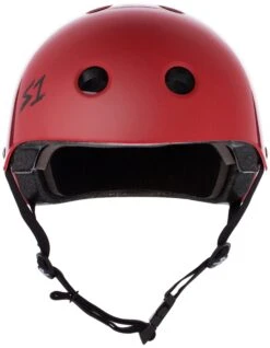 S-One S1 Helmet Lifer Scarlet Red Gloss -Skateboard Series Store sonhel.lif .reds .00 3