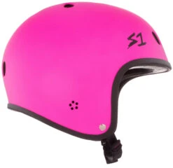 S-One S1 Helmet Retro Fullcut Lifer Neon Pink -Skateboard Series Store sonhel.lifr .pin 2