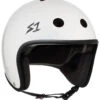 S-One S1 Helmet Retro Fullcut Lifer White Gloss