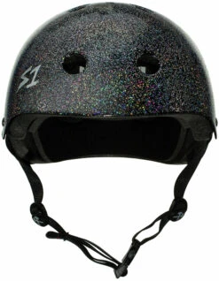 S-One S1 Helmet Mega Lifer Black Gloss Glitter 8 S-One S1 Helmet Mega Lifer Black Gloss Glitter -Skateboard Series Store sonhel.meg .lifg .blk .00 2