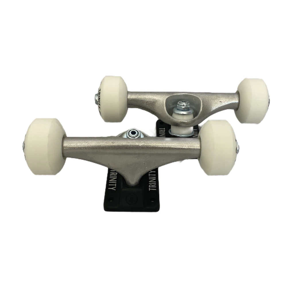 Trinity Trucks Combo Wheels Bearings Silver/Black 5.75 (8.5 Inch Width) 3 Trinity Trucks Combo Wheels Bearings Silver/Black 5.75 (8.5 Inch Width)