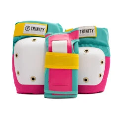 Trinity Youth Pad Pack Teal Pink Yellow