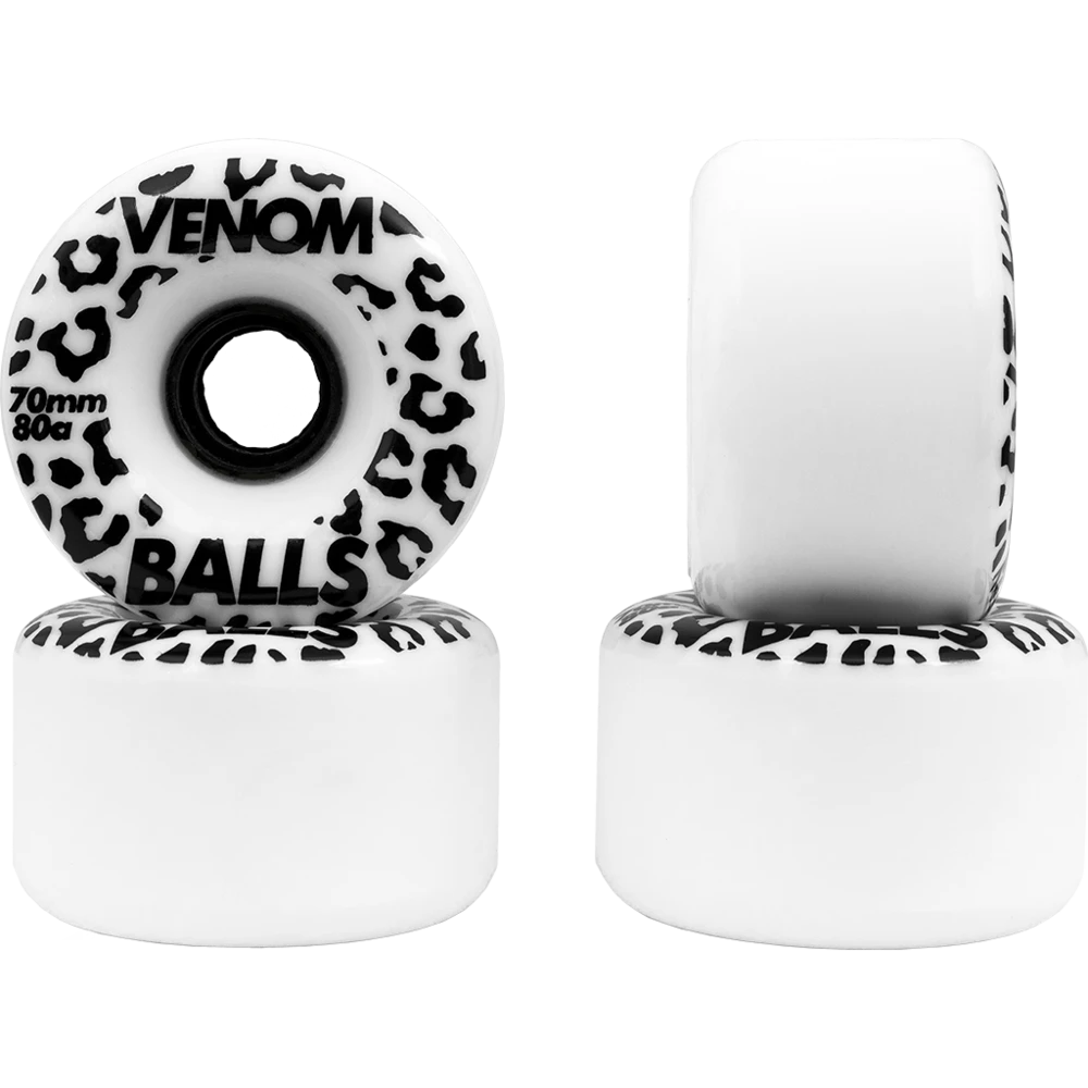 Venom Wheels Balls White 70mm 80a 3 Venom Wheels Balls White 70mm 80a